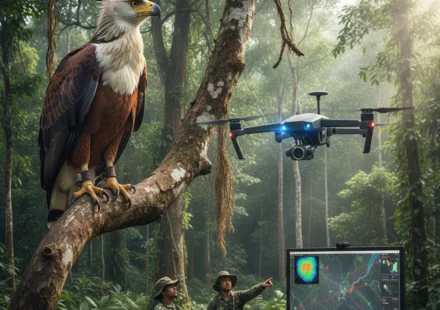 How AI-Drones Are Saving Amazon Harpy Eagles