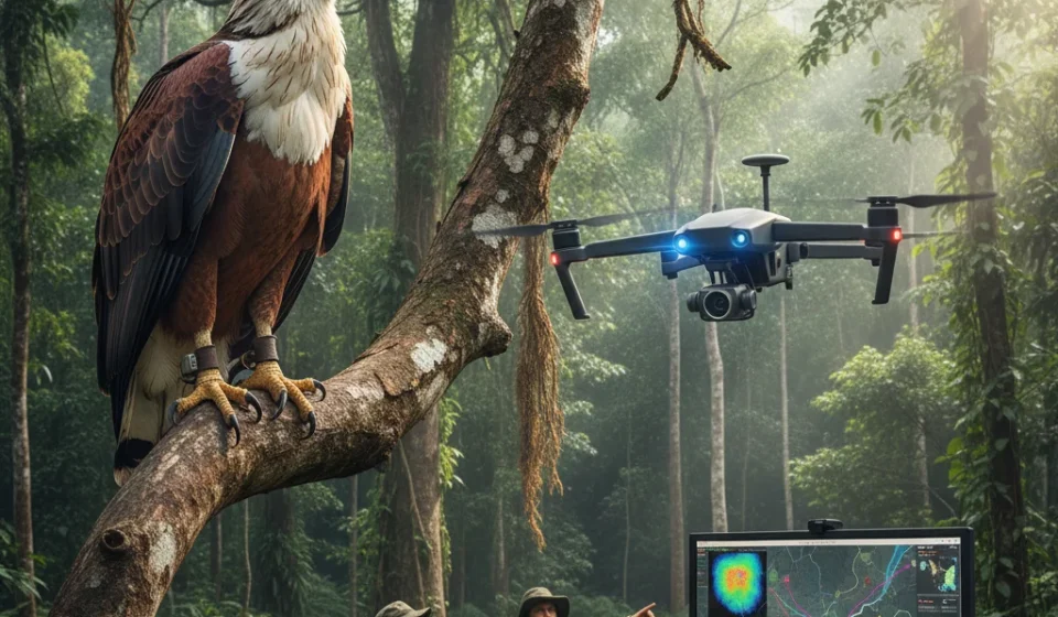 How AI-Drones Are Saving Amazon Harpy Eagles