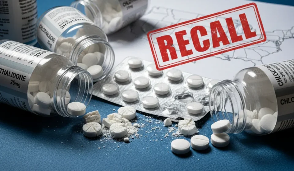 Chlorthalidone Blood Pressure Tablets Recalled Nationwide Over Dissolution Issue