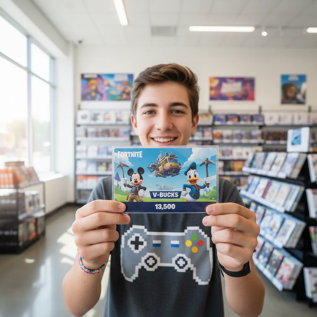 Disney Fortnite V-Bucks Gift Cards Hit Stores for Holiday 2026 — image 1