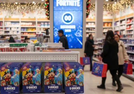 Disney Fortnite V-Bucks Gift Cards Hit Stores for Holiday 2026