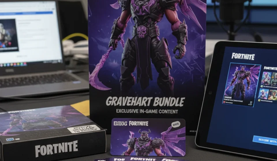 Fortnite's Graveheart Bundle Tied to Physical Gift Cards