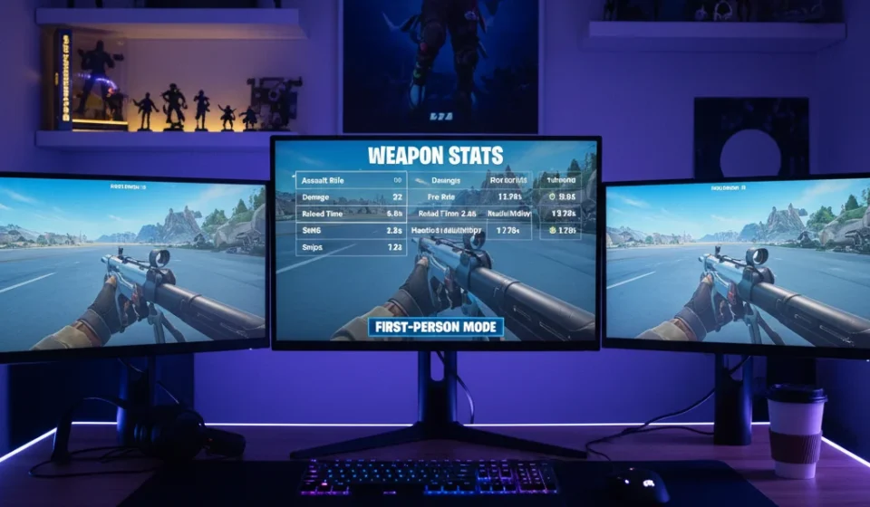 Fortnite Tracker Adds Weapon Stats for First-Person Mode