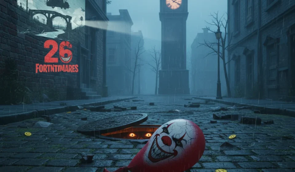 Fortnitemares 2026 Teasers Hint at Stephen King IT Crossover