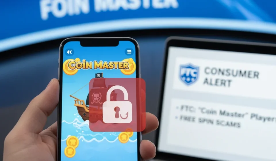 FTC Warns 'Coin Master' Players of Rising Free Spin Phishing Scams