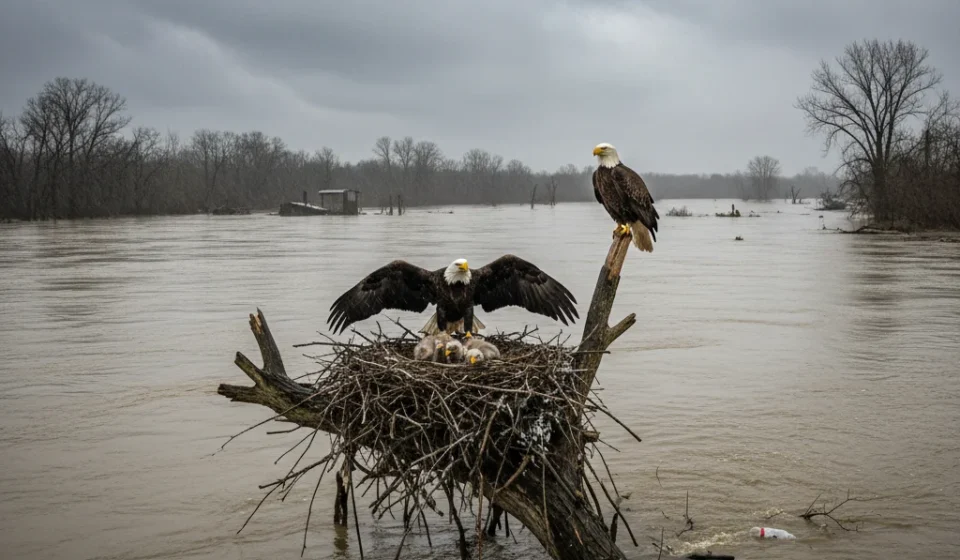 Climate Shifts Disrupt Mississippi River Bald Eagle Nesting